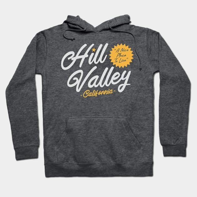 Hill Valley California Hoodie by deadright